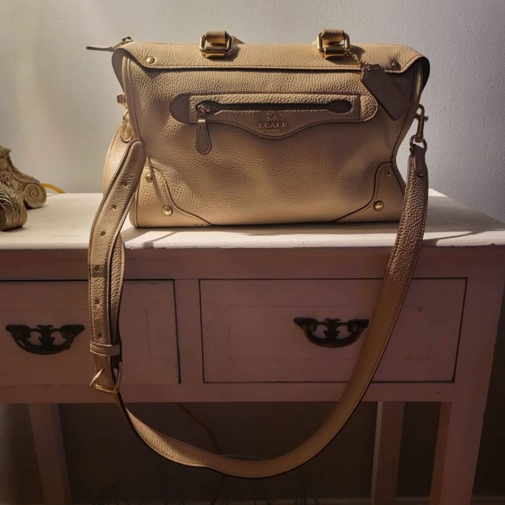 Coach Tan Leather Purse